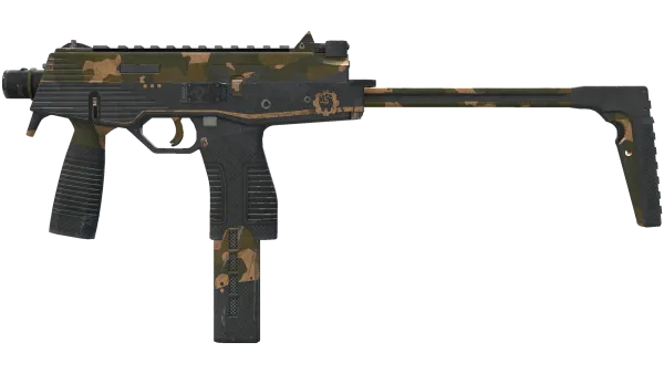 StatTrak™ MP9 | Black Sand (Battle-Scarred)