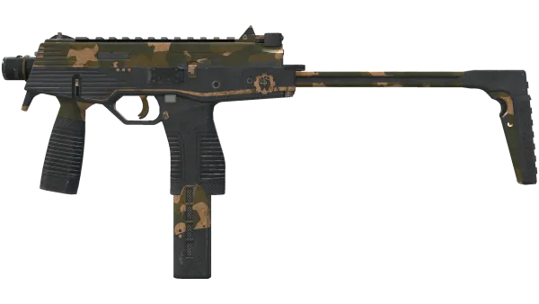 StatTrak™ MP9 | Black Sand (Battle-Scarred)