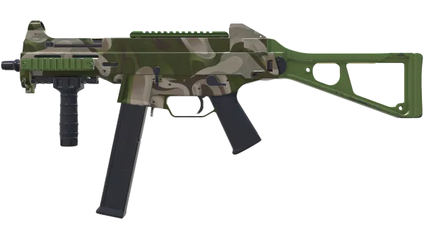UMP-45 | Green Swirl (Minimal Wear)