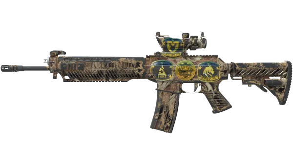 Souvenir SG 553 | Bleached (Well-Worn)