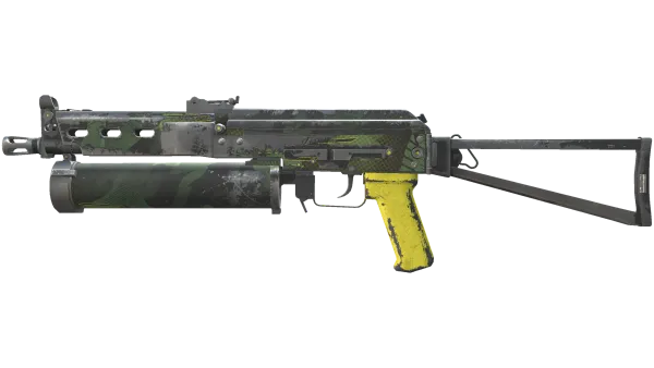 StatTrak™ PP-Bizon | Jungle Slipstream (Battle-Scarred)