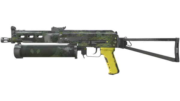 StatTrak™ PP-Bizon | Jungle Slipstream (Battle-Scarred)