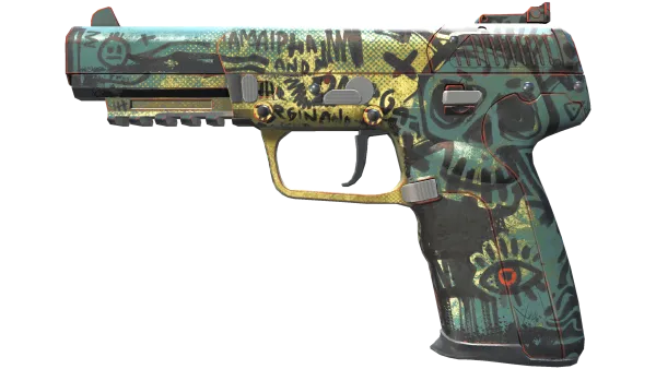 StatTrak™ Five-SeveN | Scrawl (Battle-Scarred)