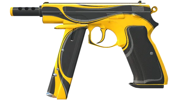 StatTrak™ CZ75-Auto | Yellow Jacket (Minimal Wear)