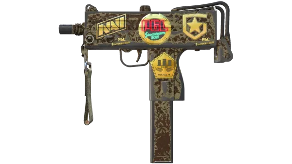 Souvenir MAC-10 | Sienna Damask (Battle-Scarred)