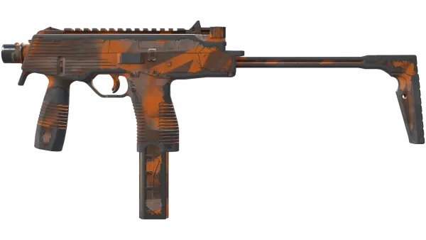 MP9 | Orange Peel (Well-Worn)