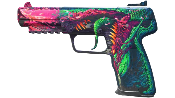 Five-SeveN | Hyper Beast (Well-Worn)