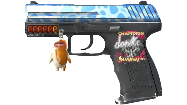 StatTrak™ P2000 | Ocean Foam (Minimal Wear)
