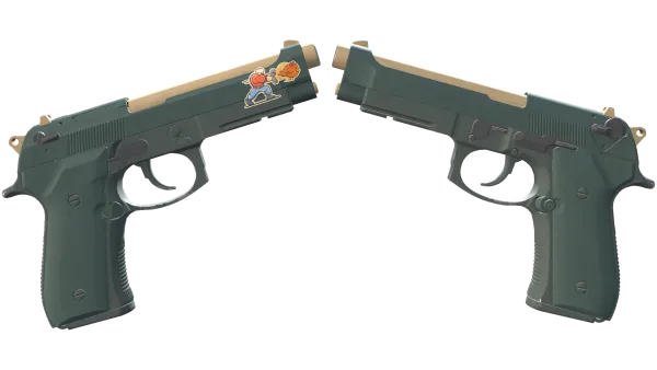 Dual Berettas | Contractor (Minimal Wear)