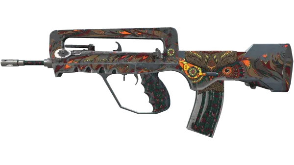 FAMAS | Eye of Athena (Battle-Scarred)
