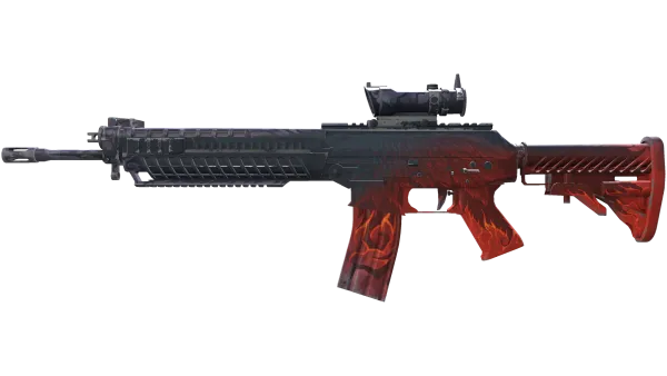 StatTrak™ SG 553 | Darkwing (Well-Worn)