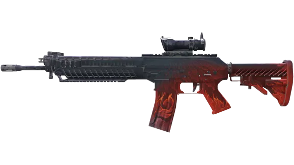 StatTrak™ SG 553 | Darkwing (Well-Worn)