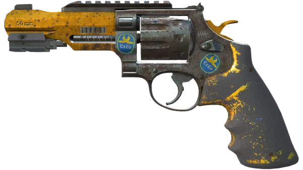 StatTrak™ R8 Revolver | Banana Cannon (Battle-Scarred)