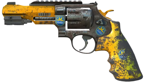 StatTrak™ R8 Revolver | Banana Cannon (Battle-Scarred)