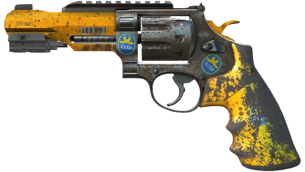StatTrak™ R8 Revolver | Banana Cannon (Battle-Scarred)