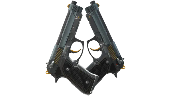 StatTrak™ Dual Berettas | Ventilators (Field-Tested)