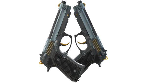 StatTrak™ Dual Berettas | Ventilators (Factory New)