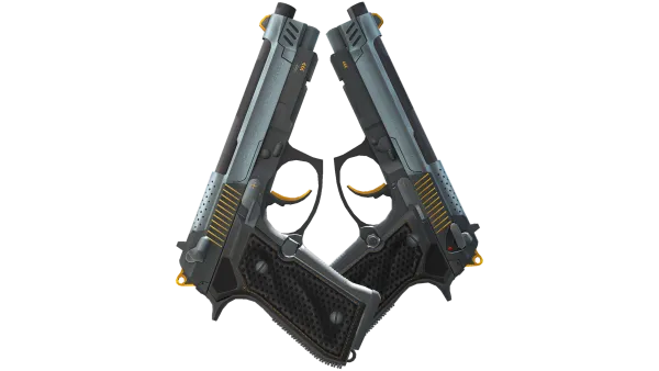 StatTrak™ Dual Berettas | Ventilators (Factory New)