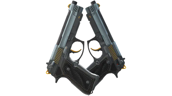 StatTrak™ Dual Berettas | Ventilators (Factory New)