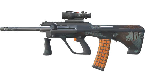 AUG | Amber Slipstream (Battle-Scarred)