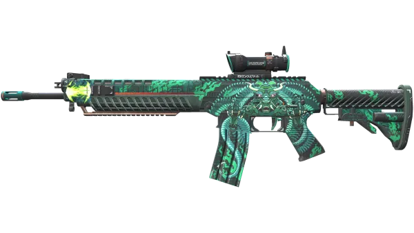 StatTrak™ SG 553 | Dragon Tech (Minimal Wear)