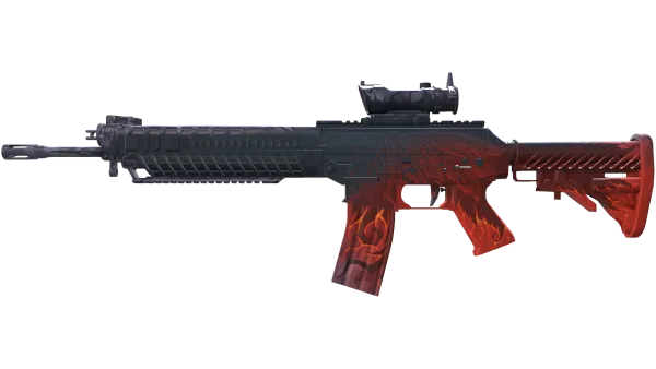 SG 553 | Darkwing (Minimal Wear)