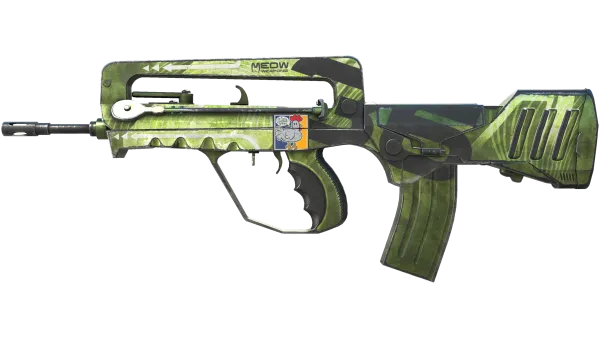StatTrak™ FAMAS | Meow 36 (Well-Worn)