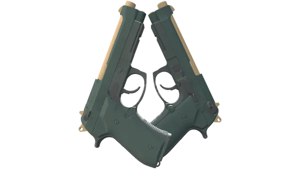 Dual Berettas | Contractor (Minimal Wear)