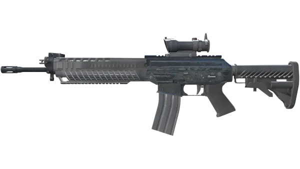 SG 553 | Damascus Steel (Battle-Scarred)