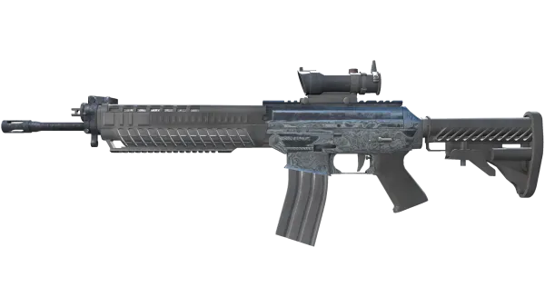 SG 553 | Damascus Steel (Field-Tested)