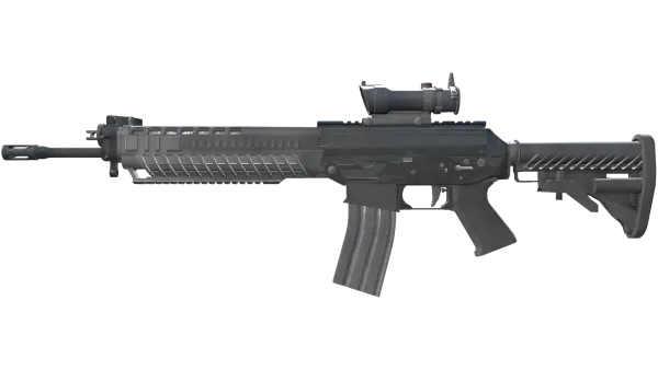SG 553 | Damascus Steel (Battle-Scarred)