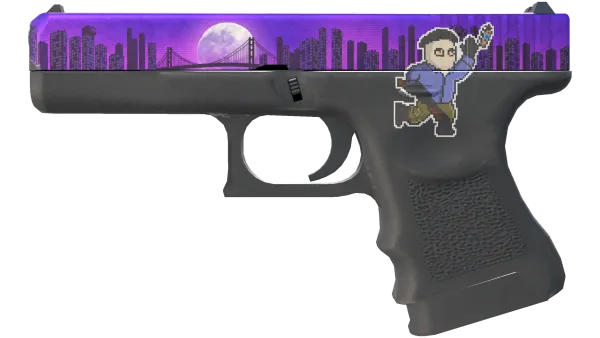StatTrak™ Glock-18 | Moonrise (Minimal Wear)
