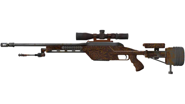 SSG 08 | Orange Filigree (Field-Tested)