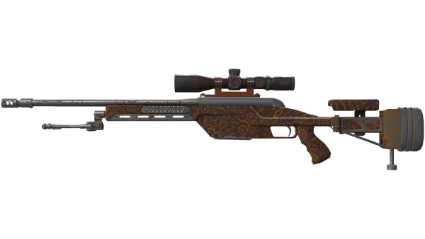 SSG 08 | Orange Filigree (Field-Tested)