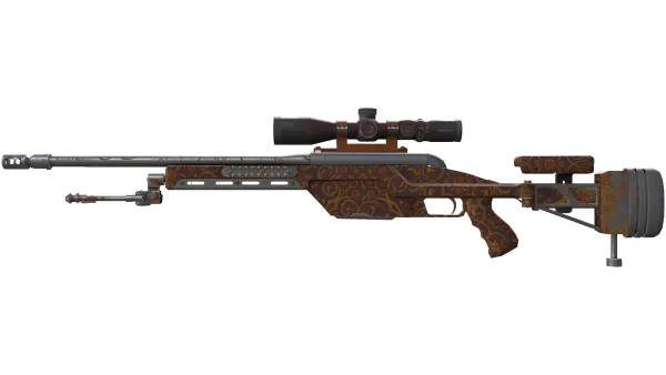 SSG 08 | Orange Filigree (Field-Tested)