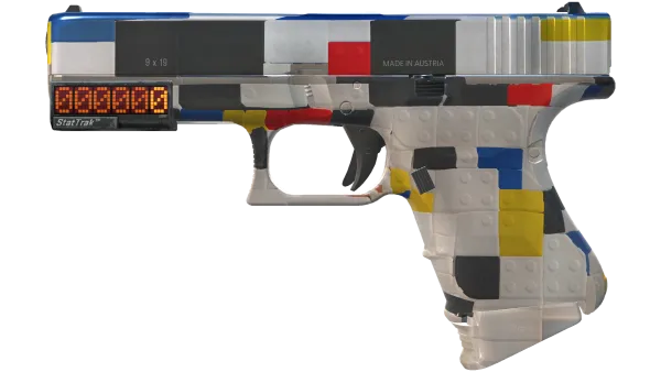 StatTrak™ Glock-18 | Block-18 (Minimal Wear)