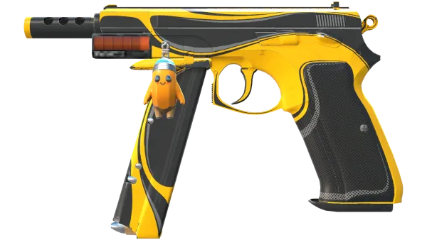 StatTrak™ CZ75-Auto | Yellow Jacket (Minimal Wear)