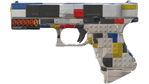 StatTrak™ Glock-18 | Block-18 (Minimal Wear)