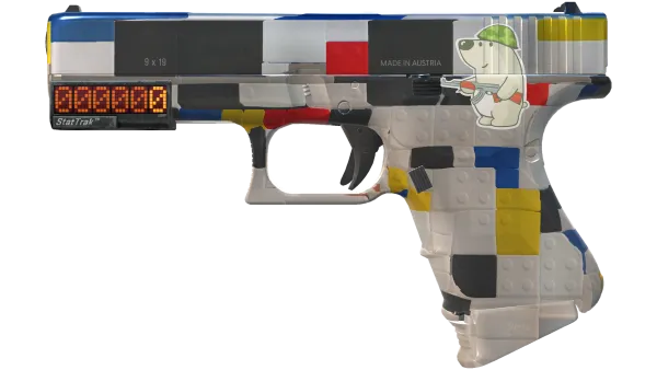 StatTrak™ Glock-18 | Block-18 (Minimal Wear)