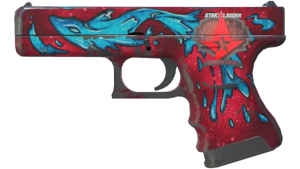 Glock-18 | Water Elemental (Battle-Scarred)