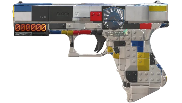 StatTrak™ Glock-18 | Block-18 (Minimal Wear)