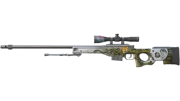 StatTrak™ AWP | Worm God (Minimal Wear)