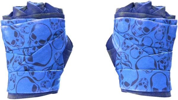 ★ Hand Wraps | Cobalt Skulls (Field-Tested)