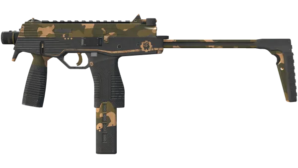 MP9 | Black Sand (Well-Worn)
