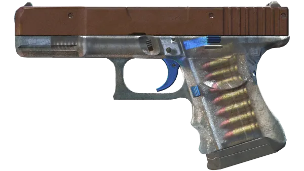 Glock-18 | Clear Polymer (Battle-Scarred)