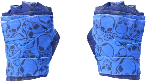 ★ Hand Wraps | Cobalt Skulls (Field-Tested)