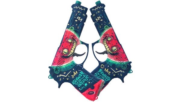 Dual Berettas | Melondrama (Minimal Wear)