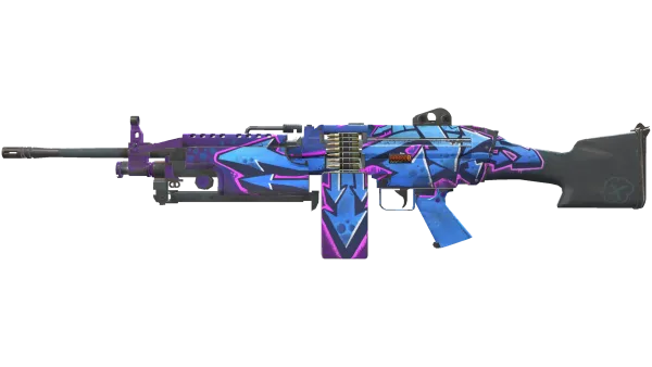 StatTrak™ M249 | Downtown (Minimal Wear)