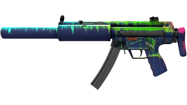 StatTrak™ MP5-SD | Phosphor (Minimal Wear)