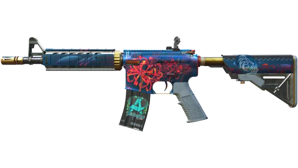 StatTrak™ M4A4 | Spider Lily (Minimal Wear)